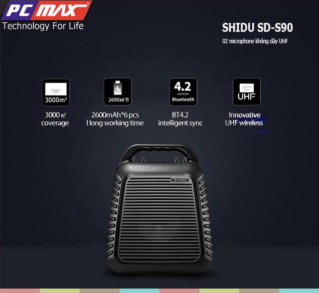 máy trợ giảng không dây shidu s90